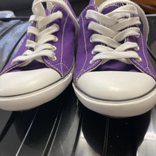 Retro CONVERSE ALL STAR Purple pumps Trainers Women’s 5 38 Ladies Xmas vintage 