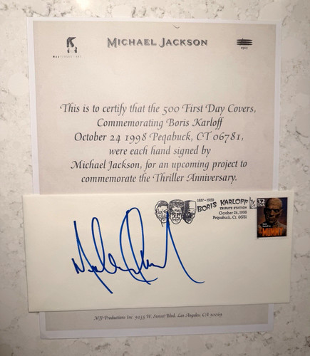 Michael jackson signed - jackson,