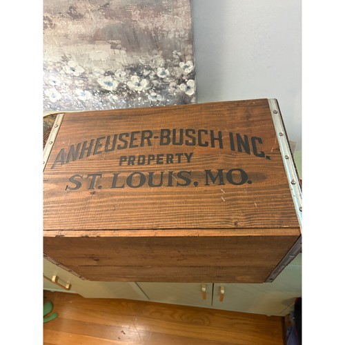 Vintage anheuser busch wooden - vintage, anheuser-busch