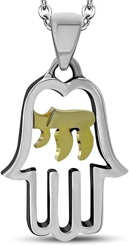 Hamsa pendant sterling - hamsa, in