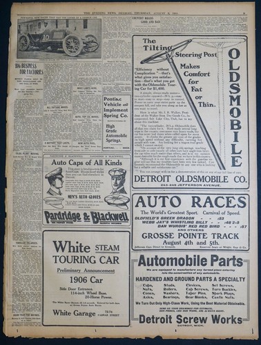 1905 detroit newspaper - 1905, page