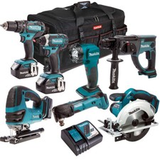 Makita 18V 7 Piece Cordless