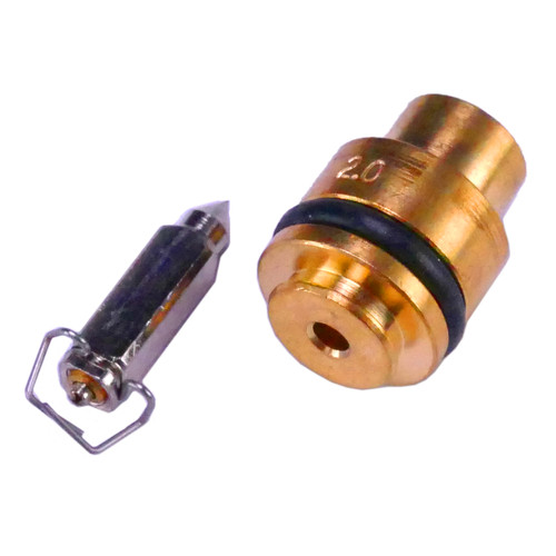 Carburetor float needle seat - needle,