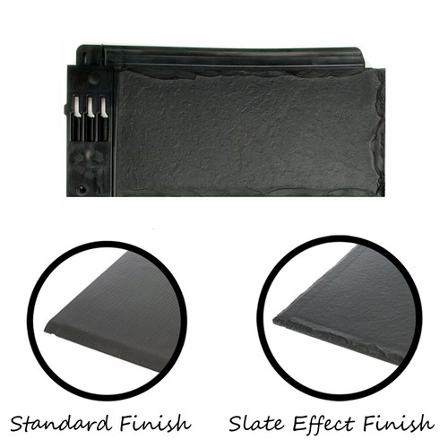 Plastic roof tiles slate - plastic,