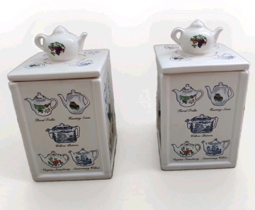 Pair ceramic ringtons - pair,