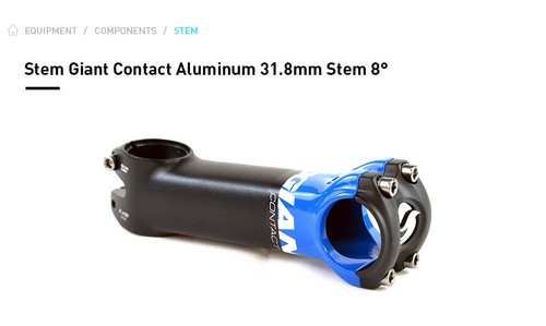 Giant bicycle stem contact - giant,