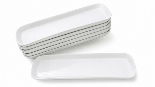 Set white rectangular - white,