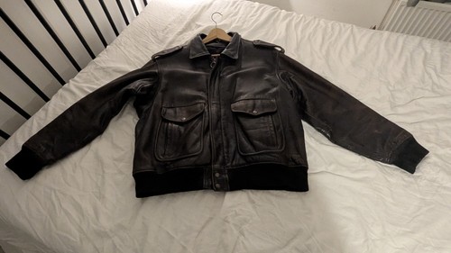 Vintage leather jacket - vintage, a-2