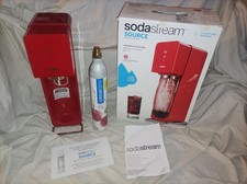 Red Sodastream Source Designed by Yves Behar Sparkling Water Maker Machine