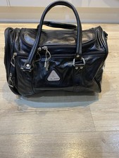 Vintage Head Holdall Black Bag