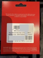 VIP Number - Vodafone UK