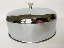 Vintage MCM Metal Cake Dome
