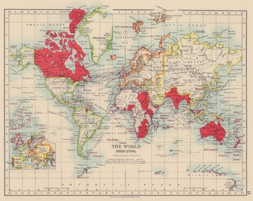 British empire world - empire.,