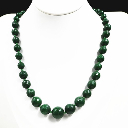 Green faceted - faceted,