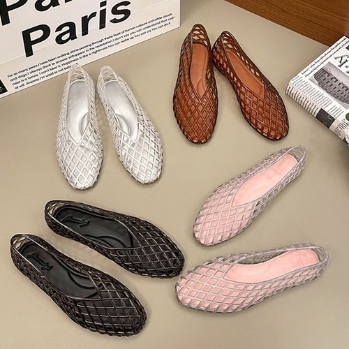 Womens cage jelly flat - cage,