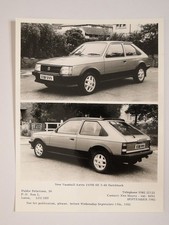 Vauxhall Astra 1600S SR 1982 Press / Publicity Automobile Photo 