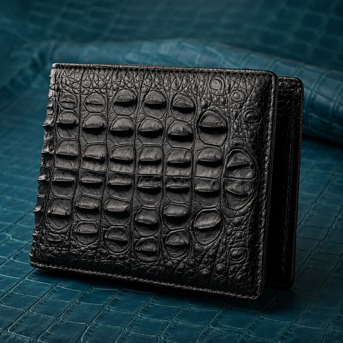 Crocodile hornback leather - crocodile,