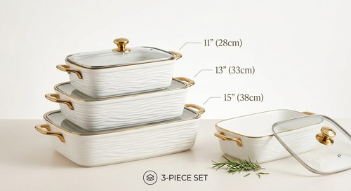 Ceramic chafing dish - ceramic, 3