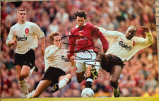 Ryan Giggs Hand Signed 12x8