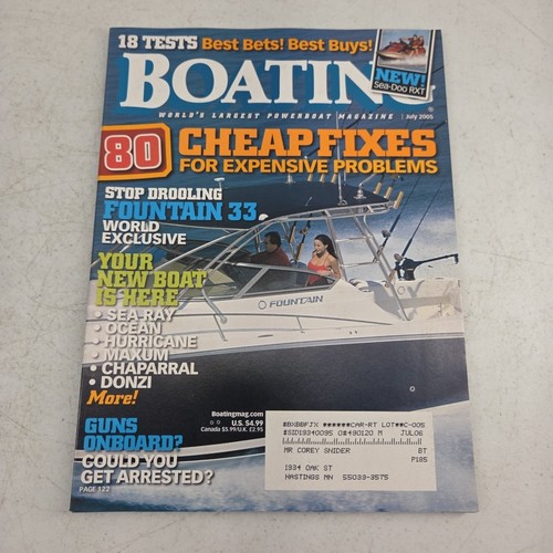 Boating magazine july 2005 - magazine,