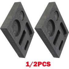 1/2Pcs Graphite Crucible Ingot