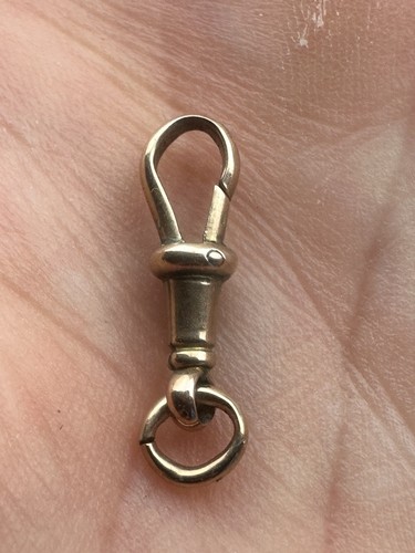 Antique 9ct gold dog clip - 9ct,