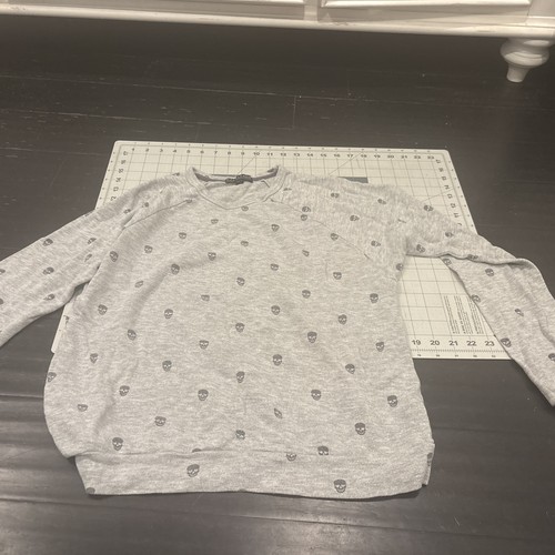 Salvage gray skull medium - gray,