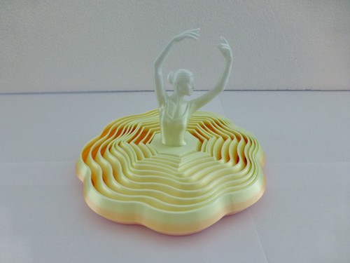Printed spinning ballerina - spinning,