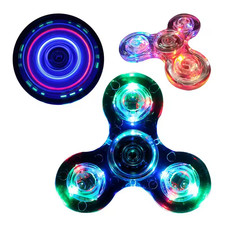 Luminous LED Light Fidget Spinner Glow-in-the-Dark Hand Spinner EDC Toy – Finger