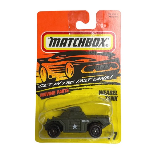 Matchbox moving parts weasel - moving,