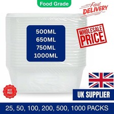 Plastic Food Containers & lids