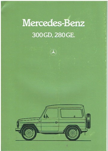 Mercedes benz wagen w460 - g-wagen,