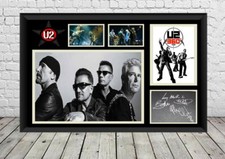 U2 Signed Photo Print Poster