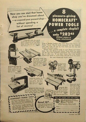 Homecraft power tools lathes - homecraft,
