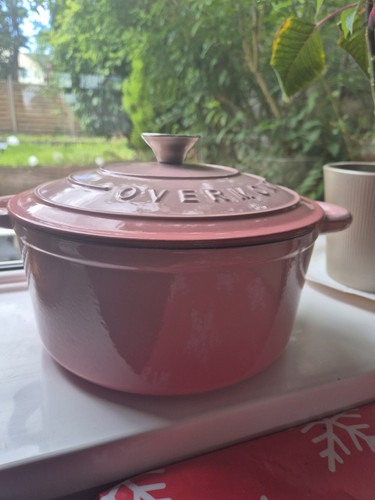 Overmont 26cm pink enameled - 26cm,