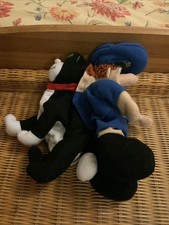  2-in-1 Postman Pat & Jess Cat Soft Toy Used Very Good Condition 12" Tall