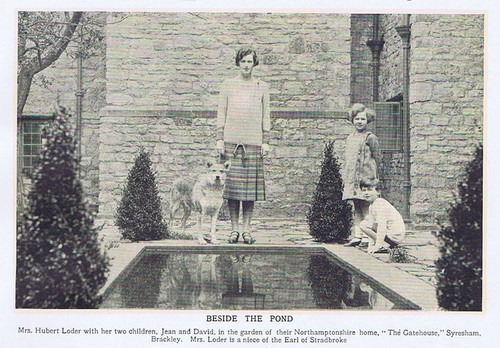 Mrs hubert loder home - loder, at