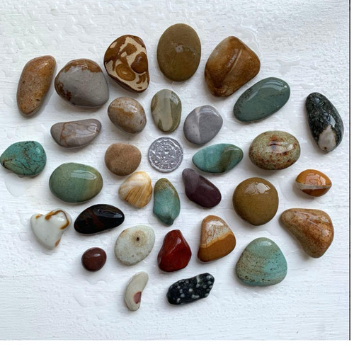 Sea stone genuine - sea, glass
