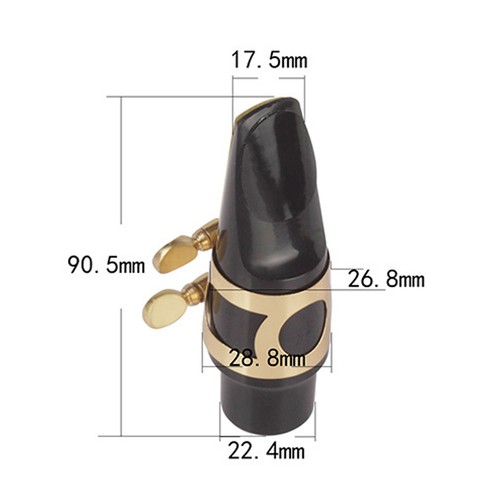 Pieces alto saxophone - (black)5,