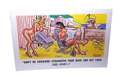 Retro saucy seaside - seaside, postcard