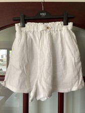Ladies White Shorts By River