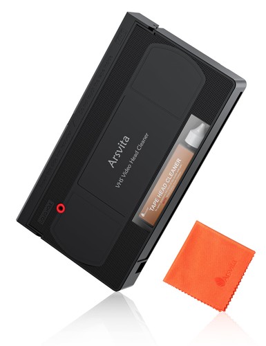 Vhs vcr head cleaner tape - head,