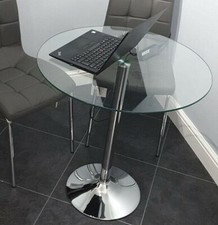 Small round glass - round, dining