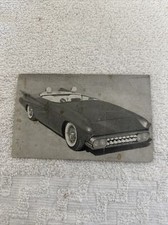 Vintage prototype car card