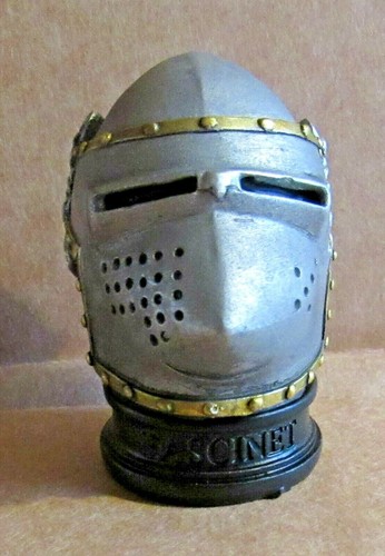Ornament bascinet helmet resin - ornament,