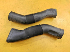 2003 MERCEDES W211 E55 AMG KOMPRESSOR 2 X  INTAKE AIR FILTER PIPE SET PAIR OEM