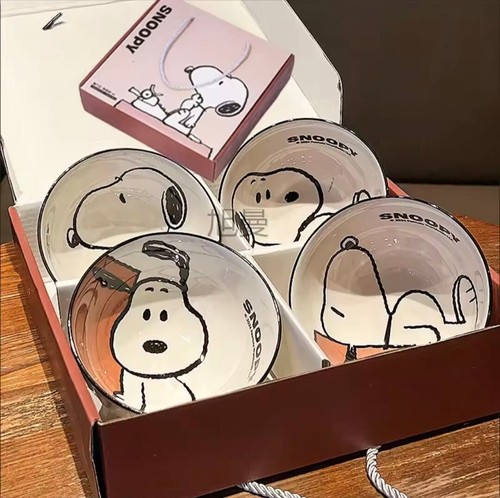 New cute snoopy ceramic - new, bowl