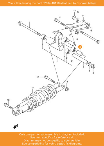 Suzuki spacer cushion - rr,
