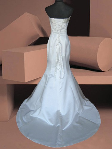 Ivory white mermaid bridal - mermaid,