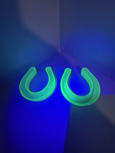 Vintage pair bagley uranium - pair,
